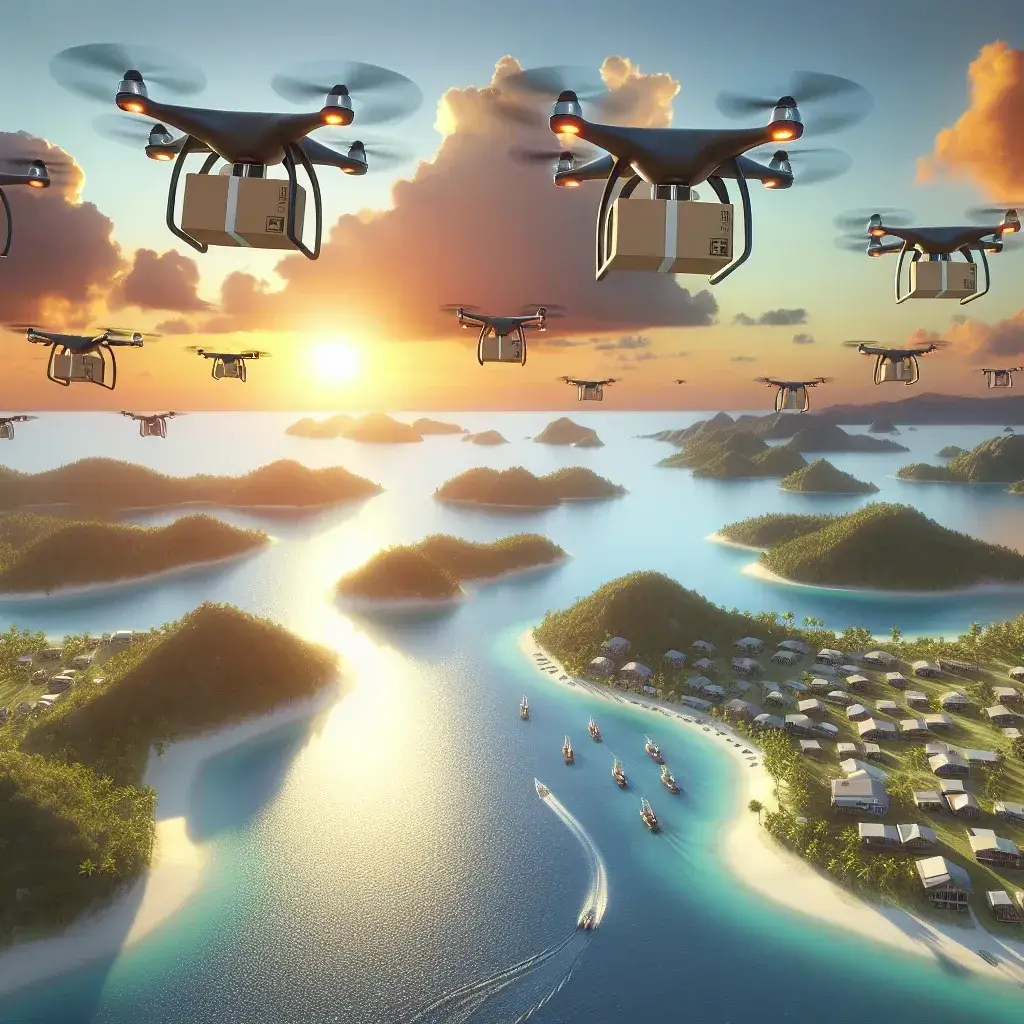 Correos amplía su flota de drones para reparto urgente en islas